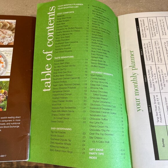 A Taste of Tupperware Volumes II & III Recipes Booklets Cookbook 2003-2004 Vtg - Picture 5 of 12